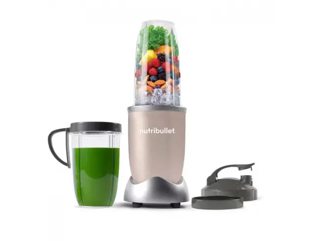 Μπλέντερ Nutribullet Pro 900 NB907CP με ισχύ 900W, χωρητικότητα 900ml και 1 ταχύτητα - ChampagneNB907.CP