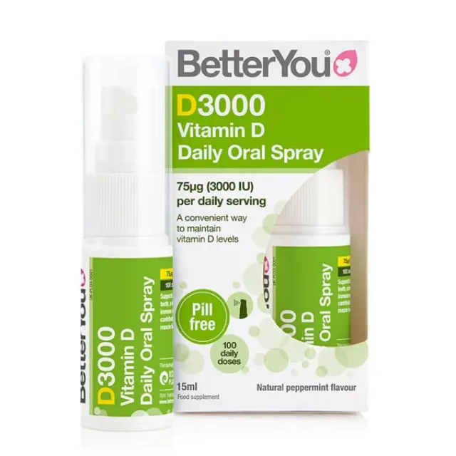 BetterYou DLux 3000iu Daily Vitamin D Βιταμίνη για Ενίσχυση του Ανοσοποιητικού & την Υγεία των Οστών 3000iu 15ml