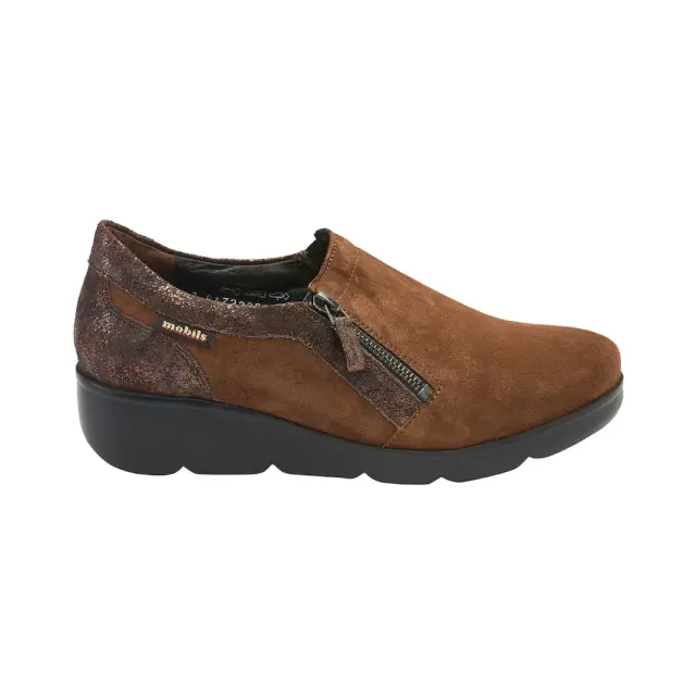 Mephisto Μοκασίνια-Loafers Γυναικείο δέρμα Nubuck Καφέ MEP/GARENCE BROWN