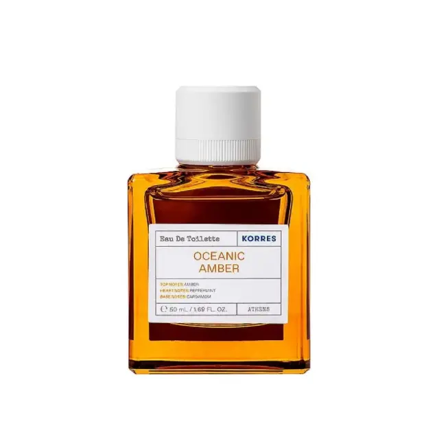 Korres Oceanic Amber Eau De Toilette Ανδρικό Άρωμα, 50ml