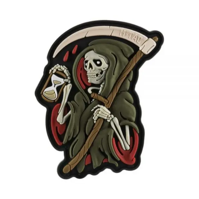 M-TAC Patch Time PVC- Tactical έμβλημα - 01-Black-Μαύρο