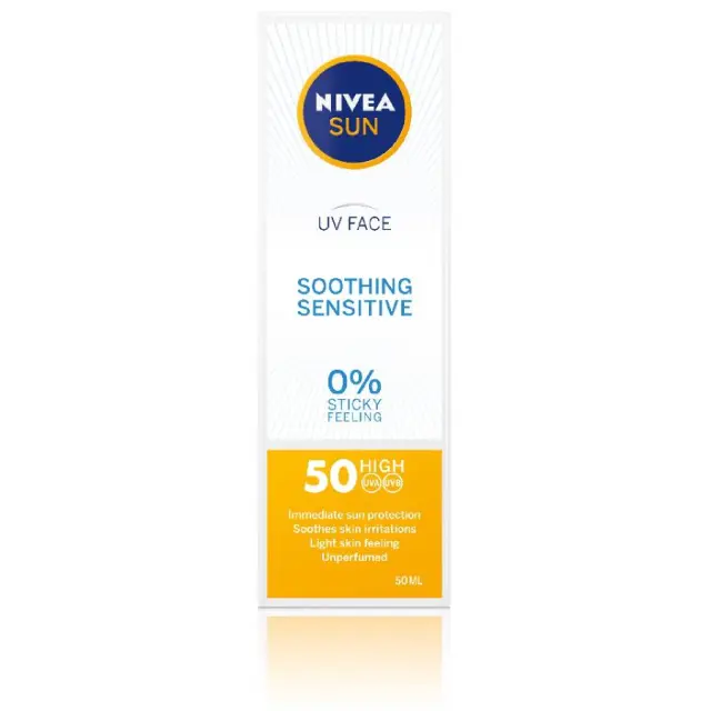 Nivea Sun UV Face Sensitive Cream SPF 50, 50ml