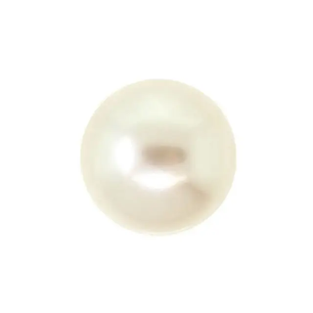 Swarovski 5818 Round Half Drilled Creamrose Pearl Ø4mm - 10τεμ