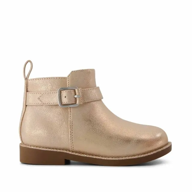 Βρεφικά Μποτάκια για Κορίτσια Toms Seashell Metallic Mia Toddler Boots ΜΠΕΖ