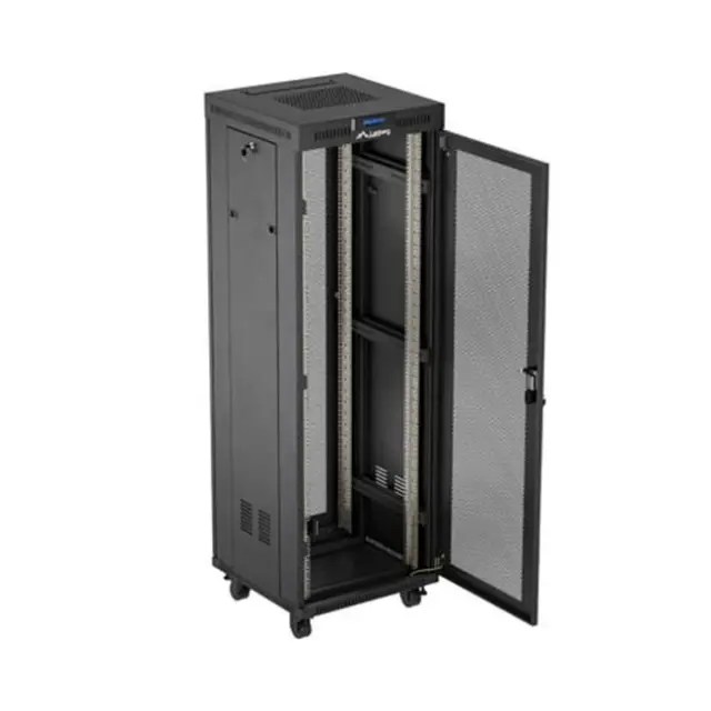 Lanberg Καμπίνα Rack 19" 37U 600X600 Black LCD (FF01-6637-23BL)
