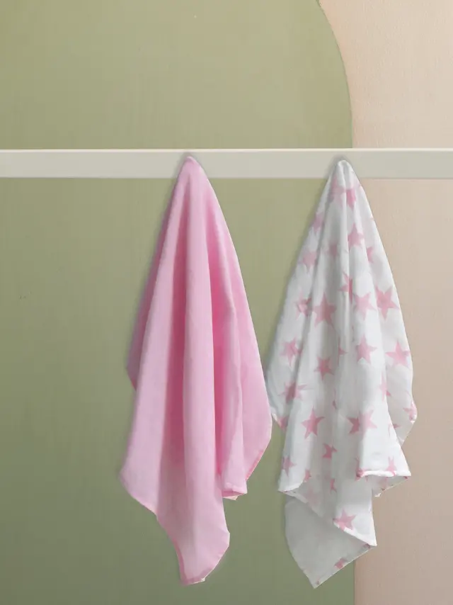 Σετ πάνες αγκαλιάς 75x75 New Baby NB0143 Girl Palamaiki 2