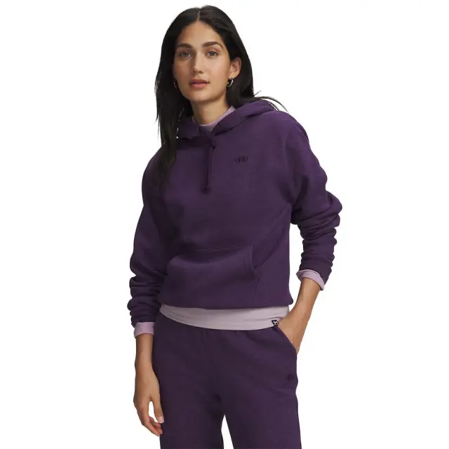 Under Armour Women's Rival Fleece Hoodie Μωβ 6013548-526 (Under Armour)