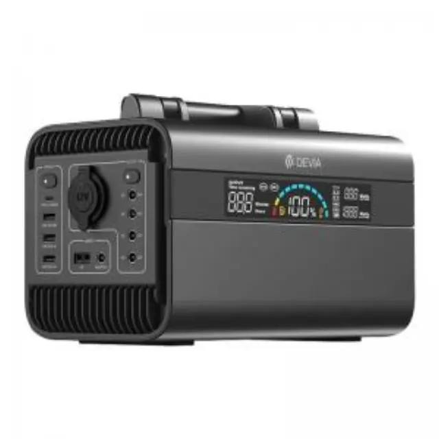 Φορητός Σταθμός Παραγωγής Ενέργειας Devia BPS-600M 600W Guardian Μαύρο N63432 2