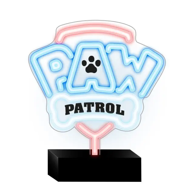 Forever® Neon LED Παιδικό επιτραπέζιο φωτιστικό Paw Patrol Logo