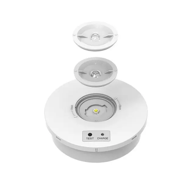 Εφεδρικός Φωτισμός Οροφής Τοίχου LED 2W IP65 Με Self Test PRO Άσπρο 3