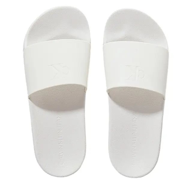 Γυναικείες Παντόφλες Slide Calvin Klein YW0YW01715 0K4 Λευκές Άσπρο - 36 3