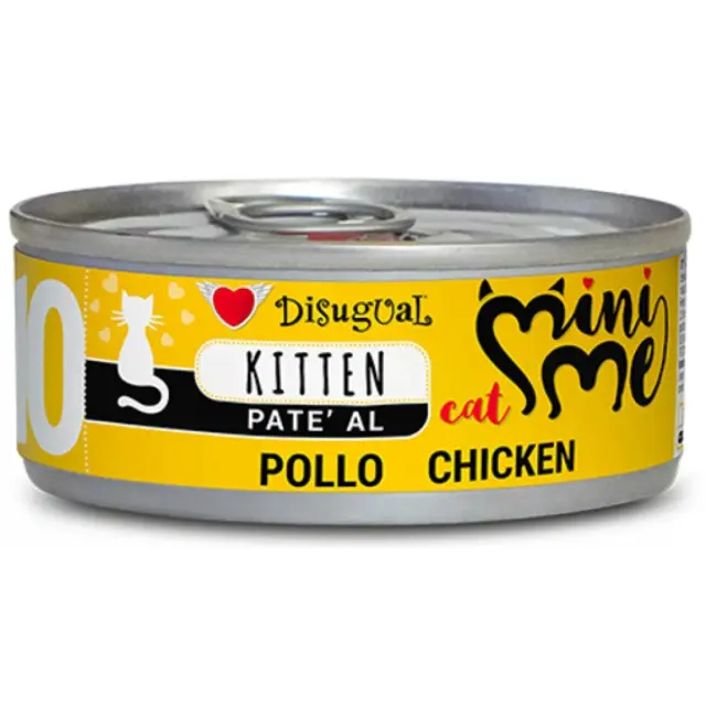 Υγρή Τροφή Disugual Mini Me Cat - Kitten 10 Pate Με Κοτόπουλο 85gr