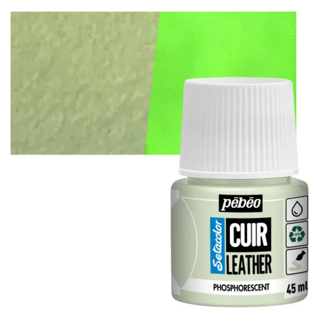 Pebeo Χρώμα Δέρματος Setacolor Leather - 49 Phosphorescent - 45ml