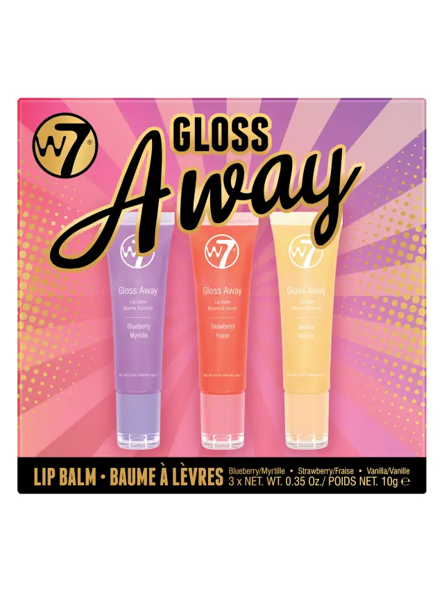 Gloss Away Lip Balm Trio Gift Set W7