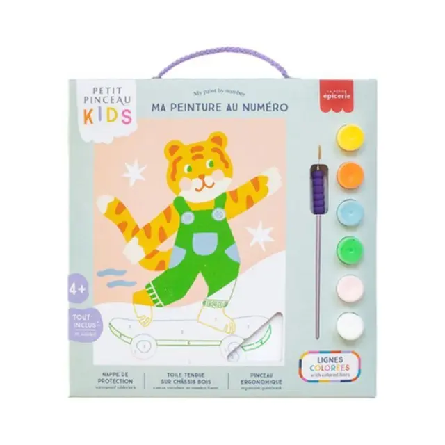 La Petite® Paint my Number Kit Ζωγραφικής με Αριθμούς- Titti Skate
