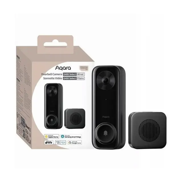 Aqara Doorbell Camera G400 Select (Wired) Black (DB-C03D)
