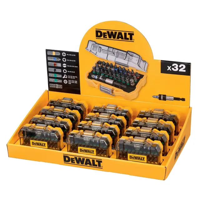 Dewalt DT7969M 12 x Σετ (32 Μύτες Κατσαβιδιού Σταυρός / Αστέρι / Ίσιο / Torx)