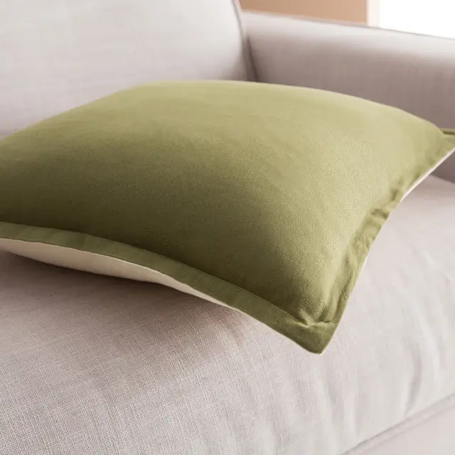 Μαξιλαροθήκη 43x43cm GOFIS HOME Light veil Nature Green/Vanilla 309/ 30 3