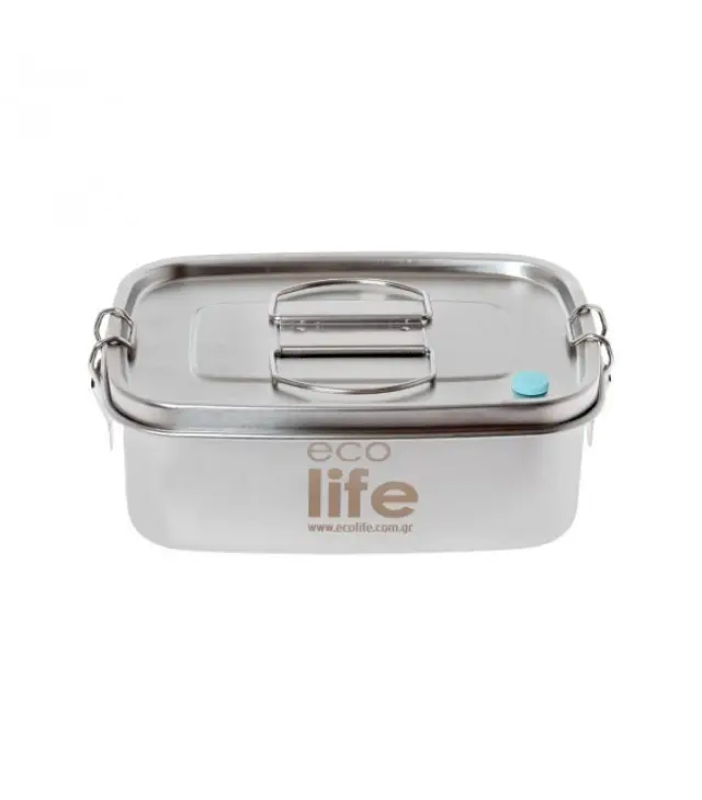 Ecolife Δοχείο Φαγητού 1Lt Ανοξείδωτο / Stainless Steel Lunch Box 1000ml