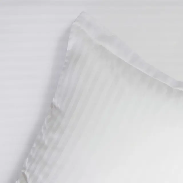 Σεντόνι Striped Satin 1Cm 260 x 290 220TC Λευκό 260 x 290 cm Λευκό 260 x 290 cm
