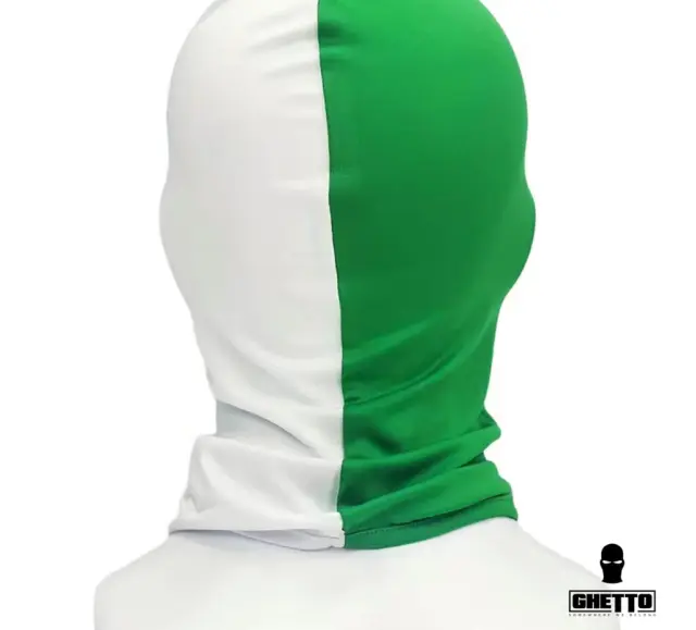 Ghetto Green / White Balaclava 2 Hole Unisex 2