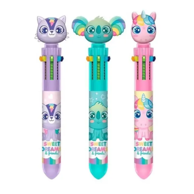 Στυλό 10 χρωμάτων Sweet Dreams 10 color pen KL11614 (1 τμχ-τυχαία επιλογή σχεδίου)