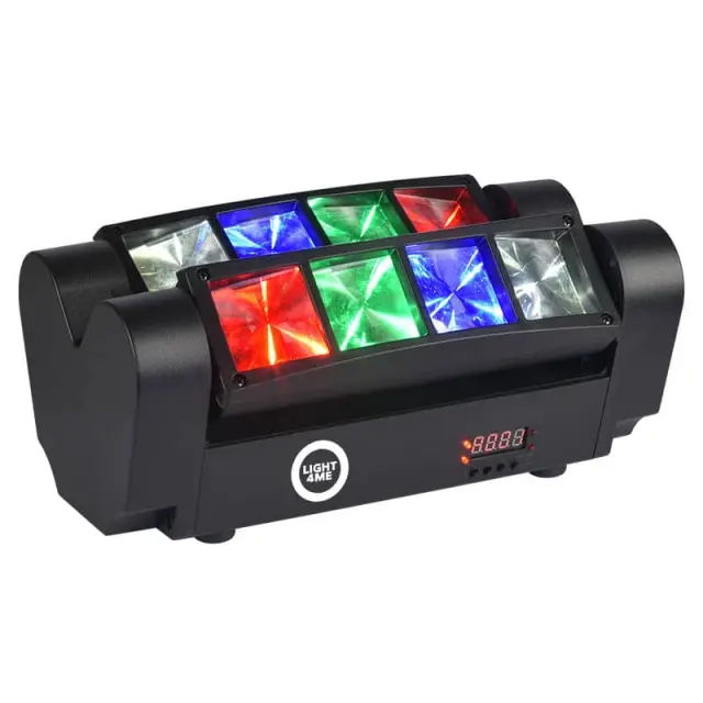 LIGHT4ME SPIDER MKII TURBO LED light effect 8x3W RGBW