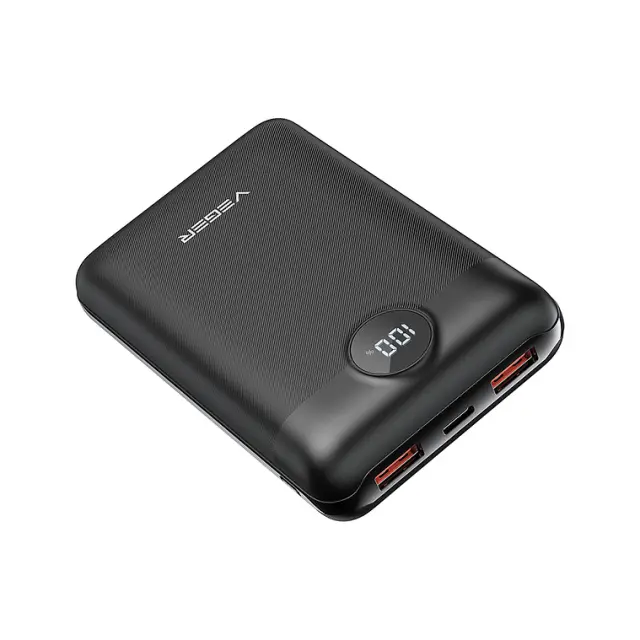 Veger S20 Power Bank 20000mAh 20W με 2 Θύρες USB-A και Θύρα USB-C Power Delivery / Quick Charge 3.0 Μαύρο