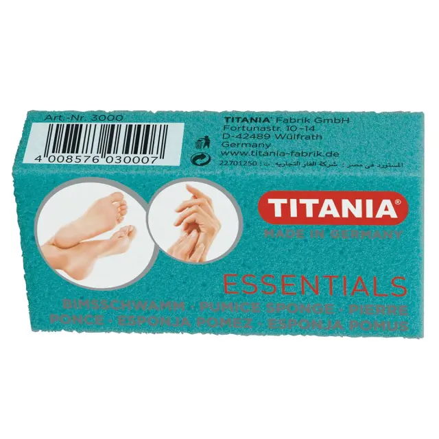 TITANIA ESSENTIALS ΕΛΑΦΡΟΠΕΤΡΑ ΠΟΔΙΩΝ ΜΠΛΕ 1ΤΜΧ