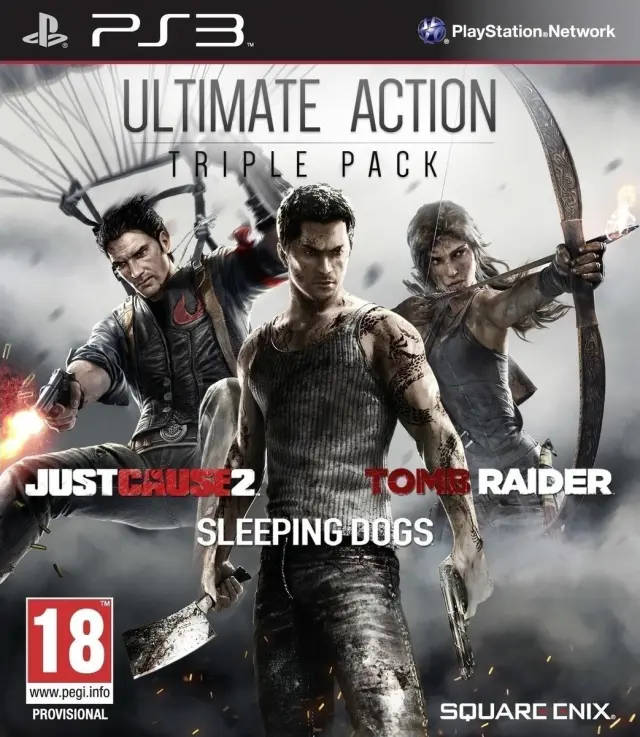 PS3 Just Cause 2, Sleeping Dogs and Tomb Raider Bundle