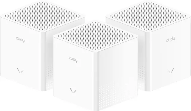 Cudy M3000S Wi-Fi 6 Mesh System, AX3000, 3 pack
