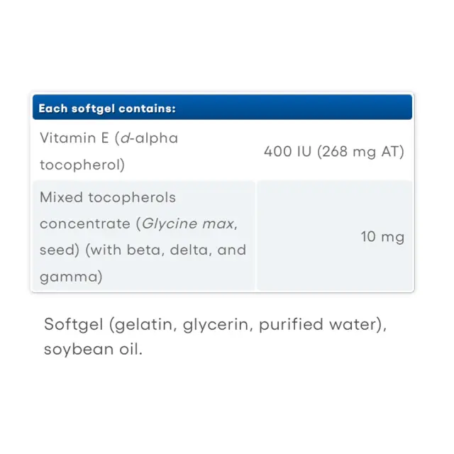 Natural Factors Mixed Vitamin E Natural Source 400 IU 2
