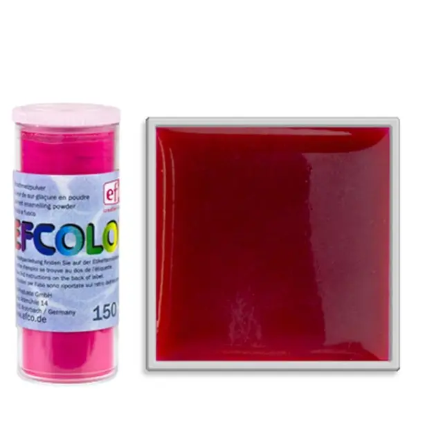 Σμάλτο Μετάλλου Efcolor 150ºC - Red Transparent - 10ml