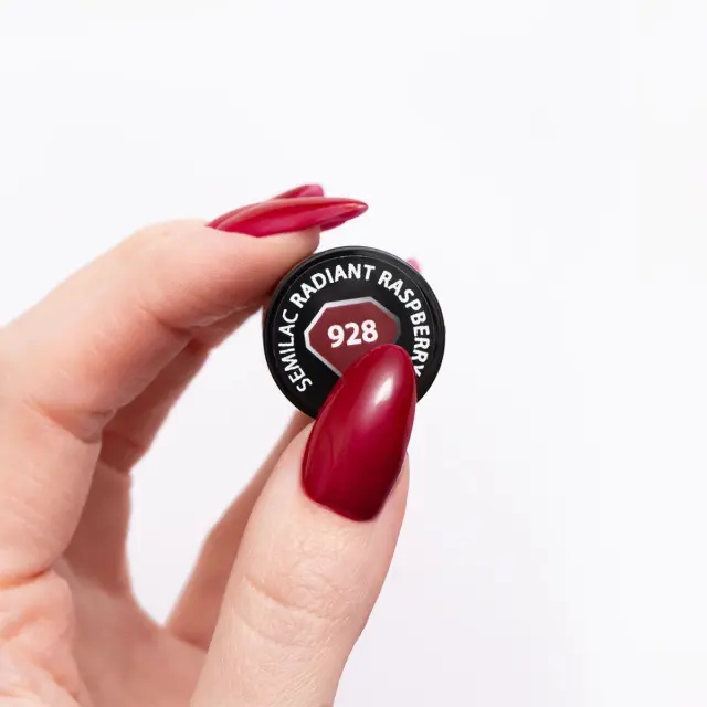 Semilac Ημιμόνιμο Βερνίκι 928 Radiant Raspberry 7ml 2