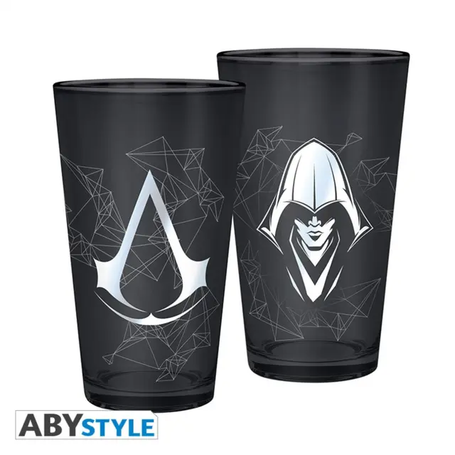 Ποτήρι γυάλινο ASSASSIN S CREED - Premium Large Glass - 400ml - Assassin ABYVER118 2