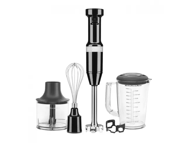 Ραβδομπλέντερ KitchenAid 5KHBV83EBM με ισχύ 180W και μεταβλητή ταχύτητα - Matt Black5KHBV83EBM