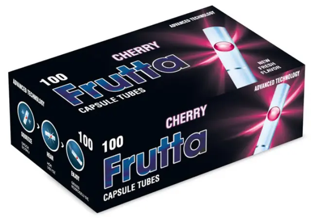 Frutta Άδεια Τσιγάρα Click Tubes Κεράσι - 100τεμ.