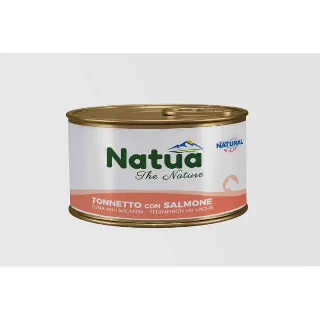 Natua Τόνος & Σολομός Σε Ζελέ 85gr