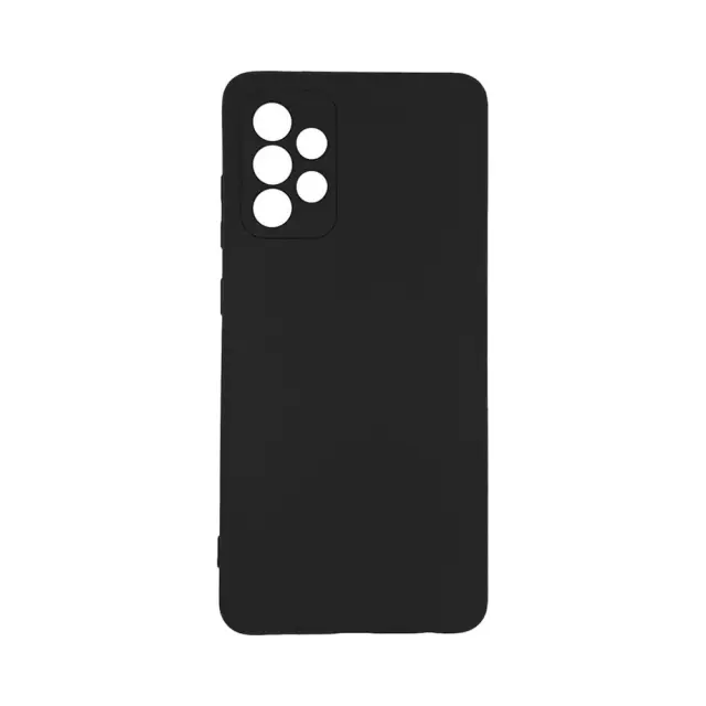 Θήκη Σιλικόνης Soft Back Liquid Silicone Case Για Samsung Galaxy A52 / A52 5G / A52s 5G Μαύρη