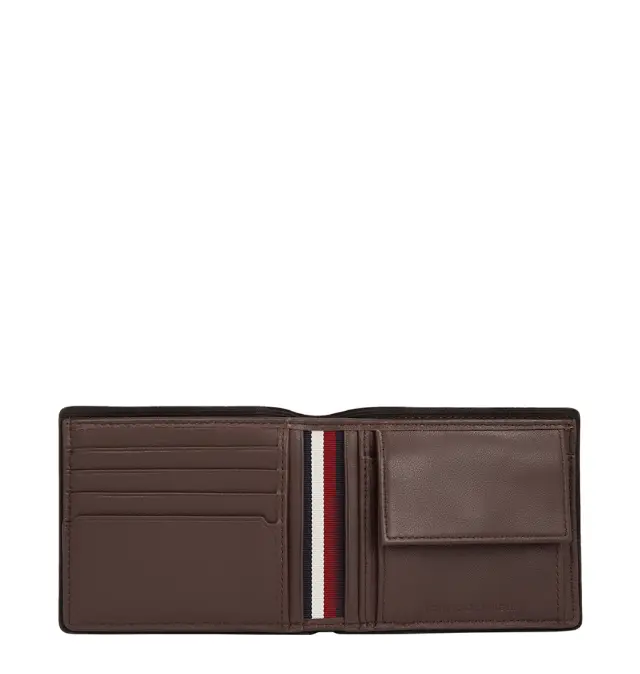 Πορτοφόλι TOMMY HILFIGER ΤΗ Casual Leather Bifold 12526 Καφέ 2