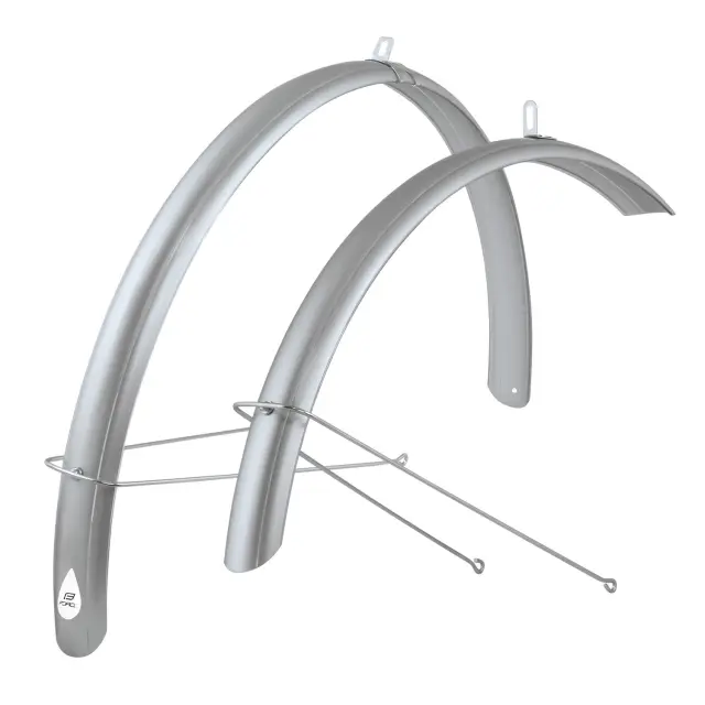 FORCE ALUFLEX ECO 28” ΣΕΤ ΦΤΕΡΑ ΜΕ ΜΕΤΑΛΛΙΚΕΣ ΑΝΤΙΡΙΔΕΣ 48mm SILVER 89908