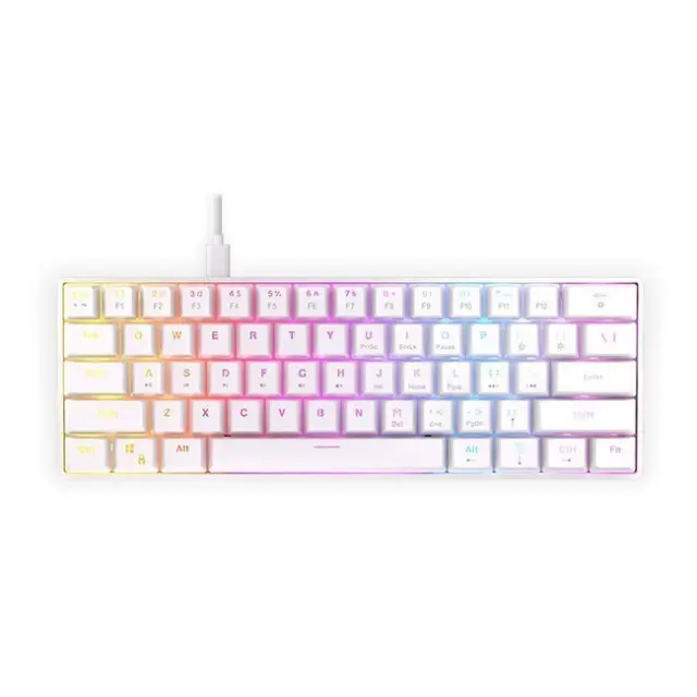 Krux Gaming Keyboard Qara 60% Outemu Red White (KRX0138)