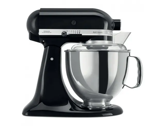 Κουζινομηχανή KitchenAid Artisan 5KSM175PSEOB με ισχύ 300W, 10 ταχύτητες και χωρητικότητα 4.8L & 3L - Onyx Black5KSM175PSEOB 2