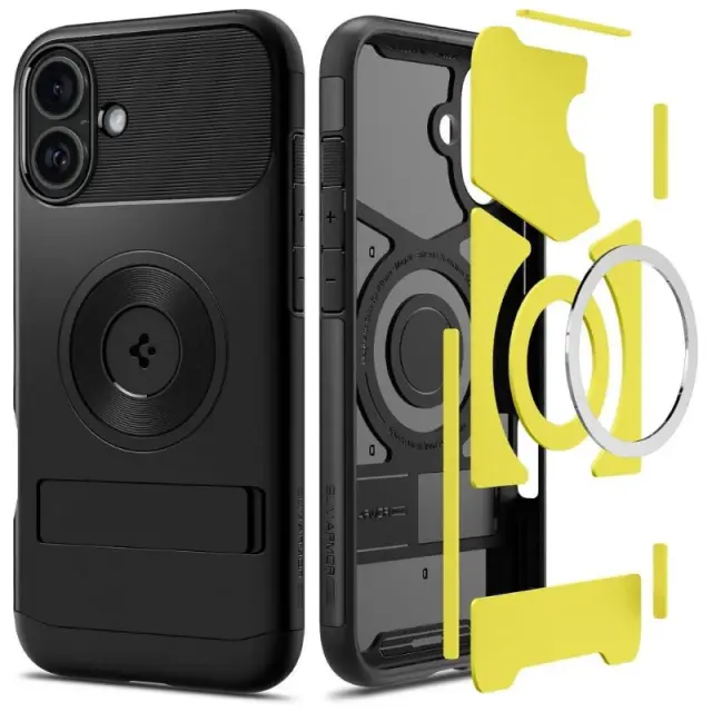 Spigen – Slim Armor MagSafe – iPhone 16 Pro – Black