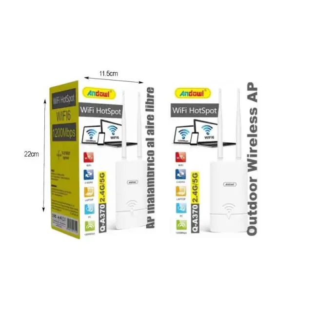 Andowl Ασύρματο Router Wi‑Fi HotSpot - WiFi Outdoor Wireless AP 075848 2