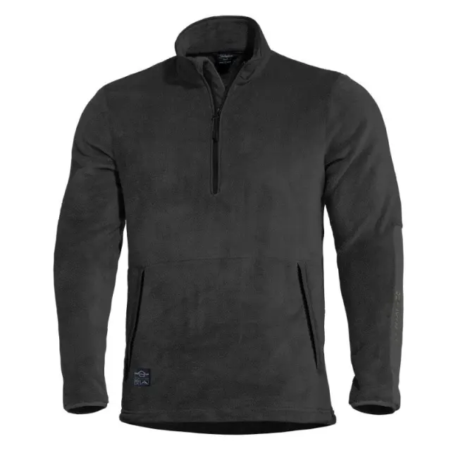 Pentagon Grizzly 1/2 Sweater-Μπλούζα Fleece για Καθημερινή-Υπηρεσιακή Χρήση - 01-Black-Μαύρο