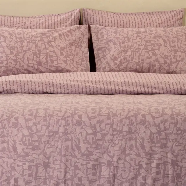 Σετ Σεντόνια 260x270 King Size Ultra Line Melinen Storm Plum 100% βαμβακερόΧωρίς Λάστιχο 2