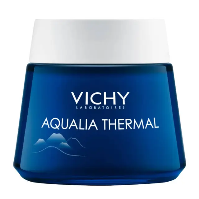 Vichy Aqualia Thermal Spa Night Ενυδατική Κρέμα + Μάσκα Νυχτός για Κάθε Ηλικία, 75ml