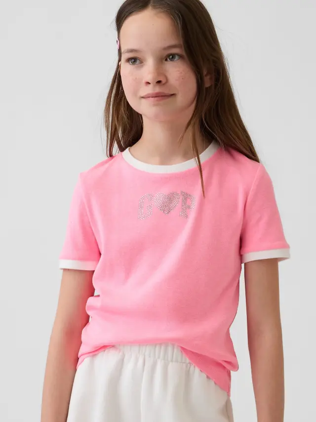 Παιδική Μπλούζα με Σχέδια neon impulsive pink