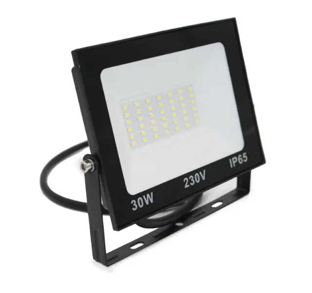 ΠΡΟΒΟΛΕΑΣ LED 30W 230V 4000K IP65 ΜΑΥΡΟΣ